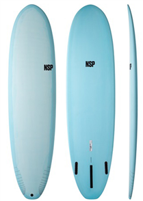 NSP Protech Double Up Surfboard, Blue Tint