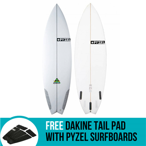 Pyzel Pyzalien 2 XL Surfboard with 3 or 5 Future Fin Plugs