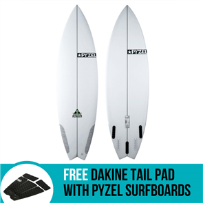 Pyzel Pyzalien 2 Surfboard with 3 or 5 FCS Fin Plugs