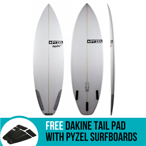 Pyzel Phantom XL Surfboard with 3 or 5 Future Fin Plugs