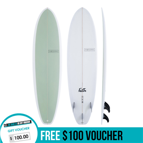 Modern Falcon PU Surfboard, New 22-23 Colour, Olive