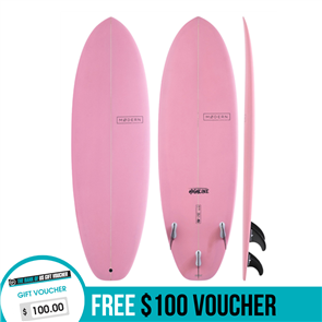 Modern Highline PU Surfboard, New 22-23 Colour, Candy Pink