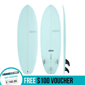 Modern Highline Pu Surfboard, New 22-23 Colour, Sea Green