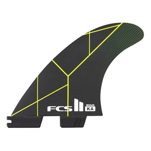 FCS II KA PC Medium Black/Acid Tri Retail Fins