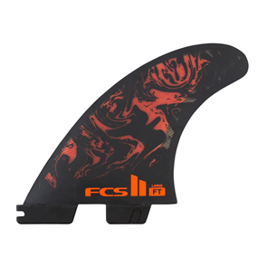 FCS II FT PC Large Black/Red Tri Retail Fins