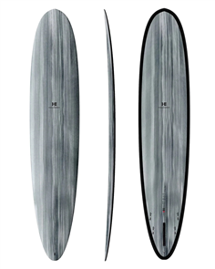 Thunderbolt HI4  Black (Carbon) Surfboard, Grey/Black
