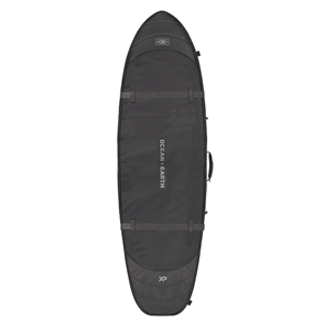 Ocean & Earth HYPA FISH / SHORT TRAVEL COFFIN SURFBOARD BAG- 3 BOARD, BLACK