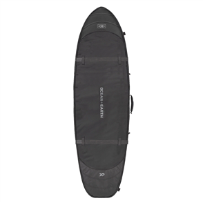 Ocean & Earth HYPA FISH or SHORTBOARD TRAVEL COFFIN SURFBOARD BAG- 3 BOARD, BLACK