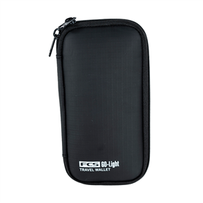 FCS Go Light Travel Wallet, Black