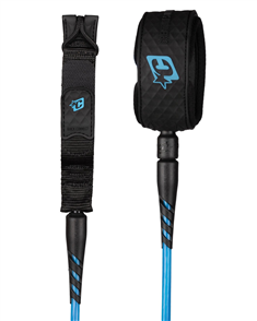 Creatures Of Leisure Lite  Duty 6 Leash, Cyan Twist Blk