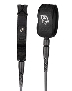 Creatures Of Leisure Reliance Standard Duty 7 Leash, Blk/Silver
