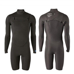 Patagonia Men's R1 Lite Yulex Chest Zip Long Sleeve Spring Suit, Black