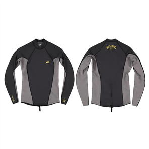 Billabong Wetsuits 1.5mm Absolute Lite Jacket, Charcoal