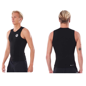 Rip Curl FLASHBOMB 0.5MM SLEEVELESS VEST, BLACK