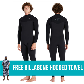 Billabong Wetsuits 2023 MODEL 3/2mm REVOLUTION CZ FULL STEAMER, BLACK