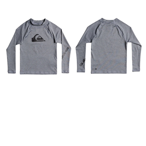 Quiksilver ALL TIME LS YOUTH RASH TOP, IRON GATE