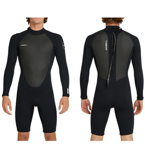 O'Neill REACTOR 2 BZ LS SPRING SUIT 2MM, BLK/BLK