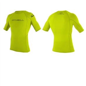 O'Neill Basic Skins SS Rash Tee, Lime