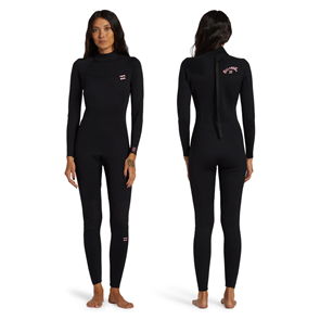 Billabong Wetsuits 3/2MM FOIL BZ FL WOMENS STEAMER, BLACK