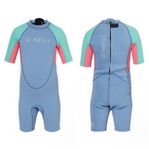 O'Neill GIRLS TODDLER REACTOR BZ SS Spring Suit 2MM, DENIM BLUE