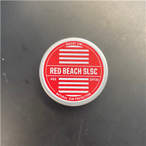 SeaSap Zinc RED BEACH SLSC SPF30 High Protection 45g, Natural Sun Protection