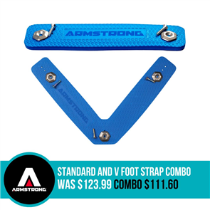Armstrong Foils Standard + V Footstrap Combo