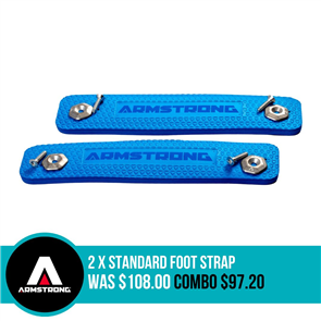 Armstrong Foils 2x Foot Strap Combo
