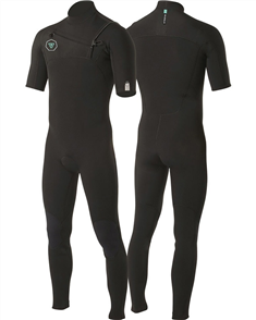 Vissla Wetsuits 7 SEAS 2/2MM  FULL SUIT SS STEAMER, Black