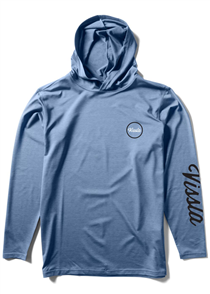 Vissla Wetsuits YOUTH TWISTED ECO HOODED RASH TOP, Dusk Heather