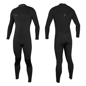 O'Neill HYPERFREAK COMP ZIPPERLESS FULL 3/2MM L/S STEAMER, BLACK