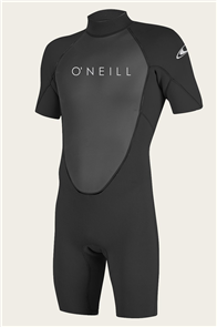 O'Neill REACTOR-2 2MM BACK ZIP S/S SPRING WETSUIT, BLACK