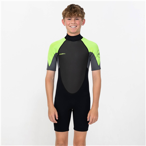O'Neill BOYS REACTOR 2 BZ SS SPRING 2MM, LIME/BLK