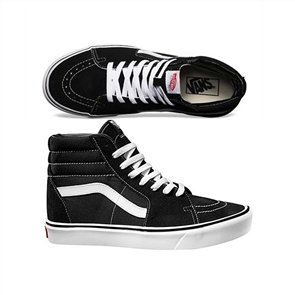 Vans Sk8 Hi Shoes, Black
