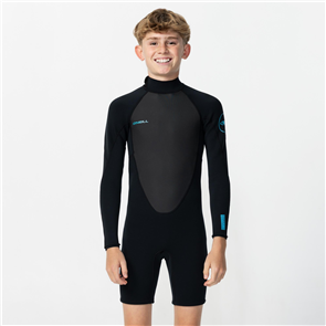 O'Neill BOYS REACTOR 2 BZ LS SPRING SUIT 2MM, BLK/BLK