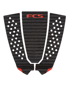FCS Toledo Tread-Lite Grip, Charcoal/Red