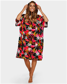 Billabong Womens Hoodie Towel, Tropical