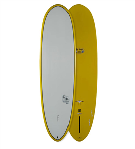 Takayama Scorpion 2 Tuflite Pro V Tech Carbon Surfboard, Mustard, Size 7'4