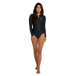 O'Neill BAHIA LYCRA FZ LS SURFSUIT, Black Night Jungle