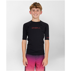 O'Neill YOUTH THERMO X SS CREW RASH VEST, BLK