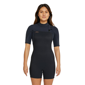 O'Neill WMNS HYPERFREAK CZ SS SPRING SUIT 2MM, Blk/Blk