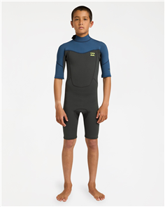 Billabong Wetsuits 2/2mm BOYS 8-16 ABSOLUTE CORE SPRINGSUIT, DK DENIM