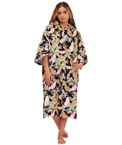 Billabong WOMENS HOODED TOWEL, JUNGLE NIGHT