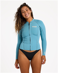 Billabong Wetsuits PEEKY JACKET 1MM, SURF BLUE