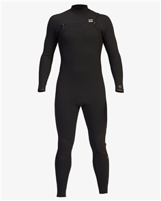 Billabong Wetsuits 3/2MM Revolution Pro Chest Zip Steamer, Black Olive