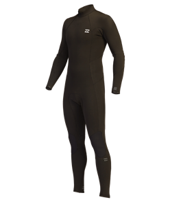 Billabong 3/2mm Absolute Back Zip Full Steamer, Black Hash