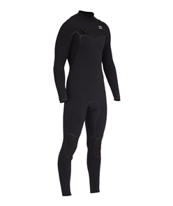 Billabong 2/2mm Furnace Chest Zip Full Steamer, Black