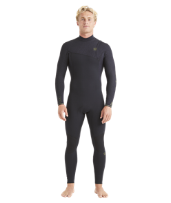 Billabong 3/2mm Revolution Natural ZL Full Steamer, Black
