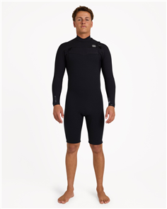 Billabong Wetsuits 2/2mm FURNACE REVO CZ LS SPRINGSUIT, BLACK