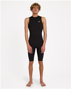 Billabong Wetsuits 2/2mm ABSOLUTE FL SHORT JOHN, BLACK