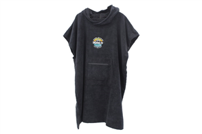 Moana Rd Kids Adventure Towel Hoodie, Black